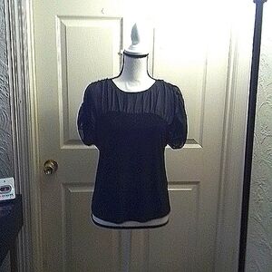 Black Sheer top Blouse
